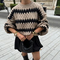 Arielle Knit Sweater in Khaki
