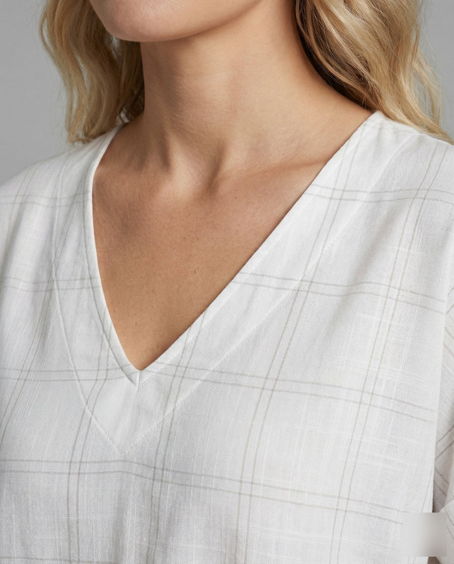 Arielle Linen Blend Blouse