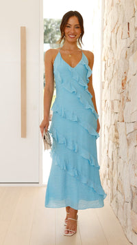 Arielle Maxi Dress in Yellow