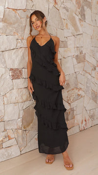 Arielle Maxi Dress in Yellow