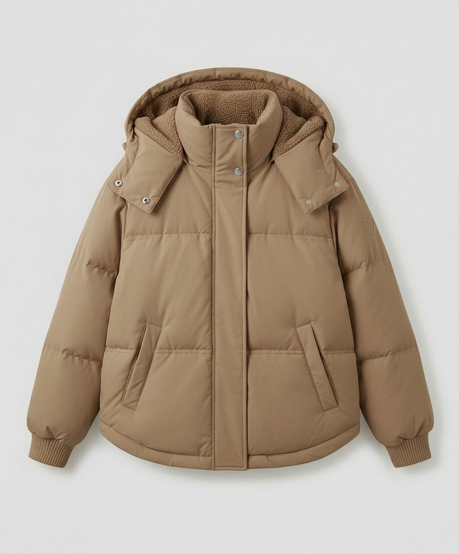 Arielle Warm Jacket in Khaki