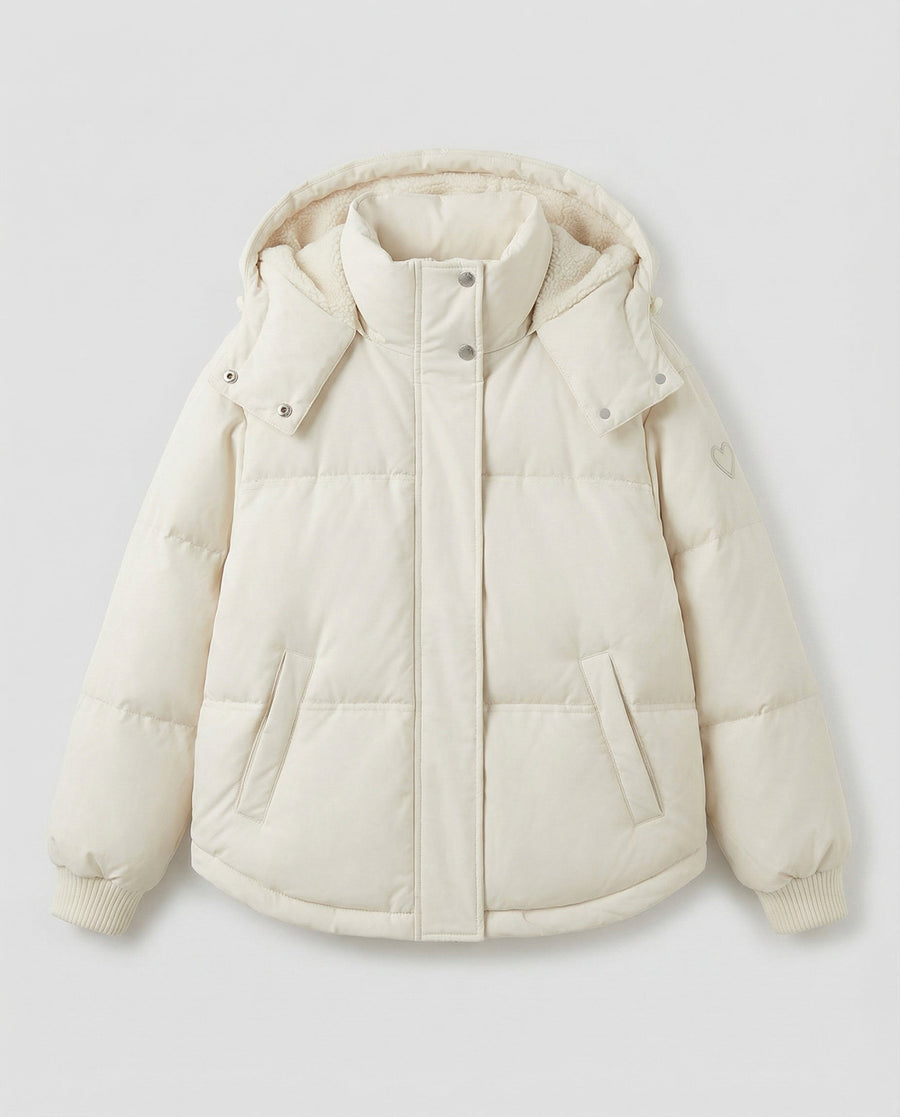 Arielle Warm Jacket in White