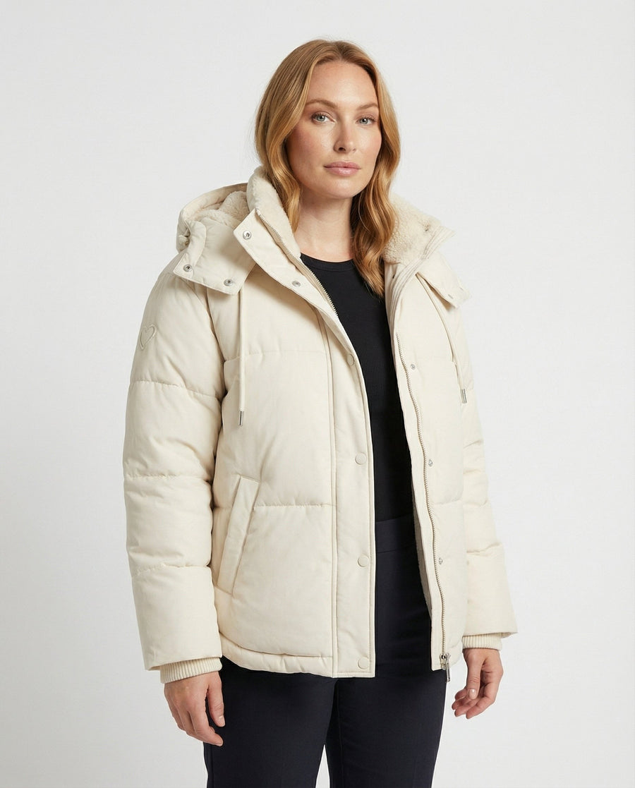 Arielle Warm Jacket in White