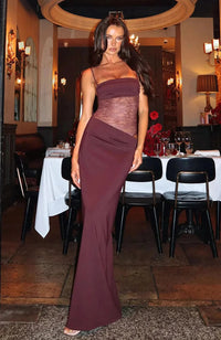 Ariena | Maxi Dress in Burgundy