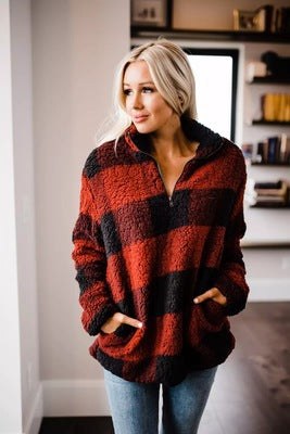 Arlette Sweater in Red