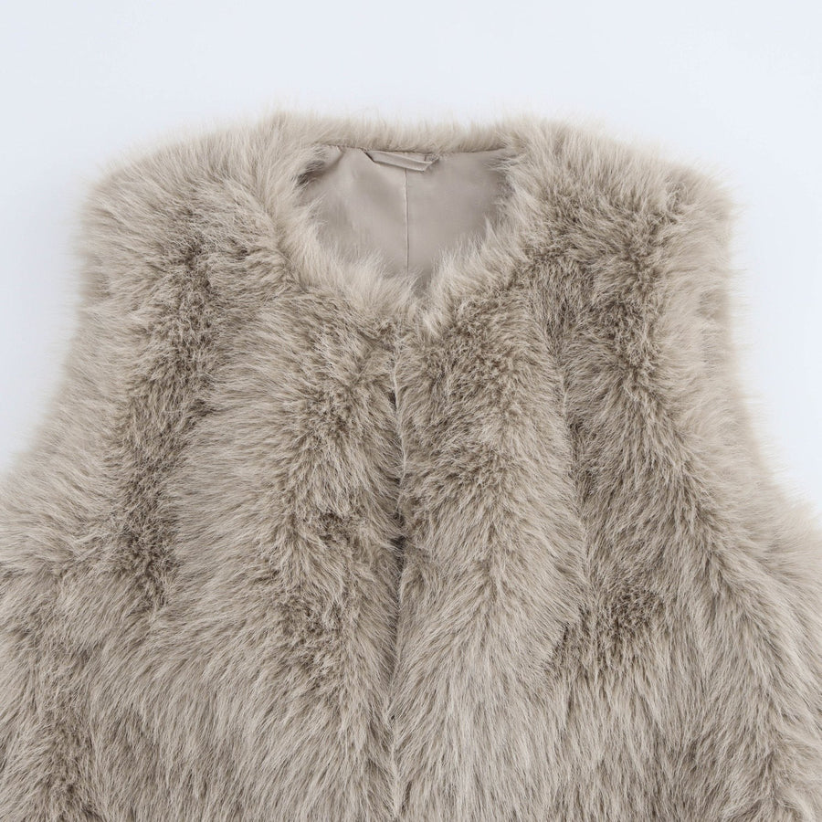 Arlette Vest in White