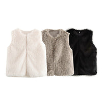 Arlette Vest in White