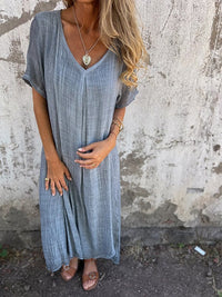 Arnea Maxi-dress in Apricot
