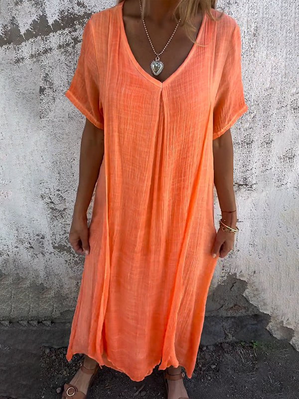 Arnea Maxi-dress in Orange