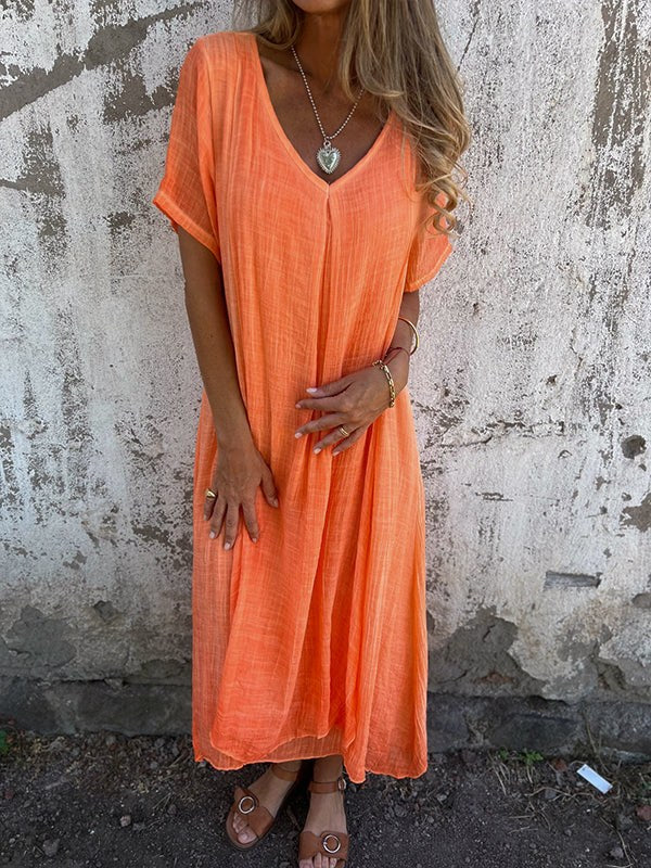 Arnea Maxi-dress in Orange