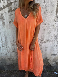 Arnea Maxi-dress in Orange