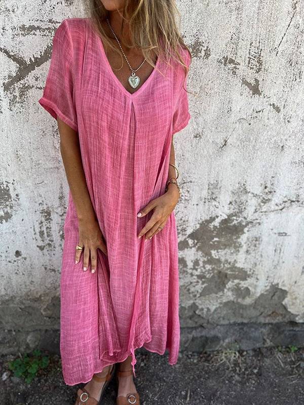Arnea Maxi-dress in Pink