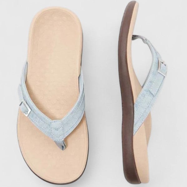 Arvina Women's Thong Sandals with in Black