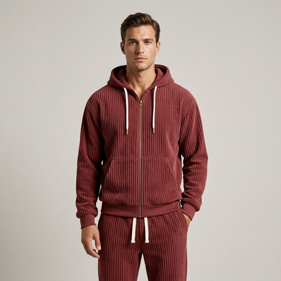 Ashford Corduroy Set in Maroon