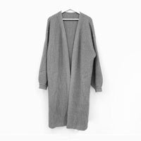 Astrid Casual Knit Cardigan in Grey