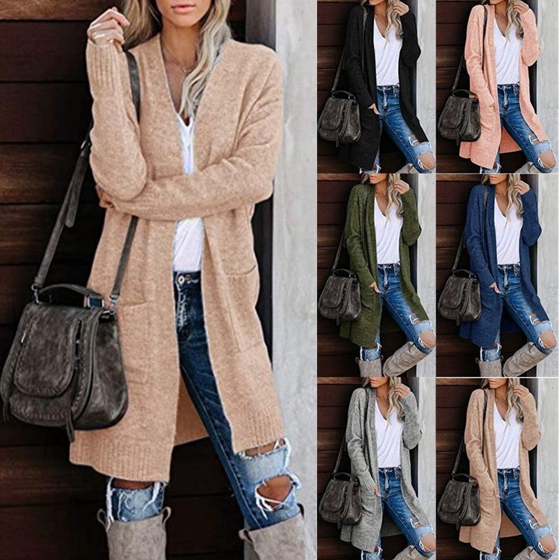 Astrid Casual Knit Cardigan with Pockets