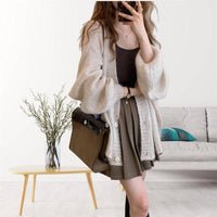 Astrid Knit Cardigan in Apricot