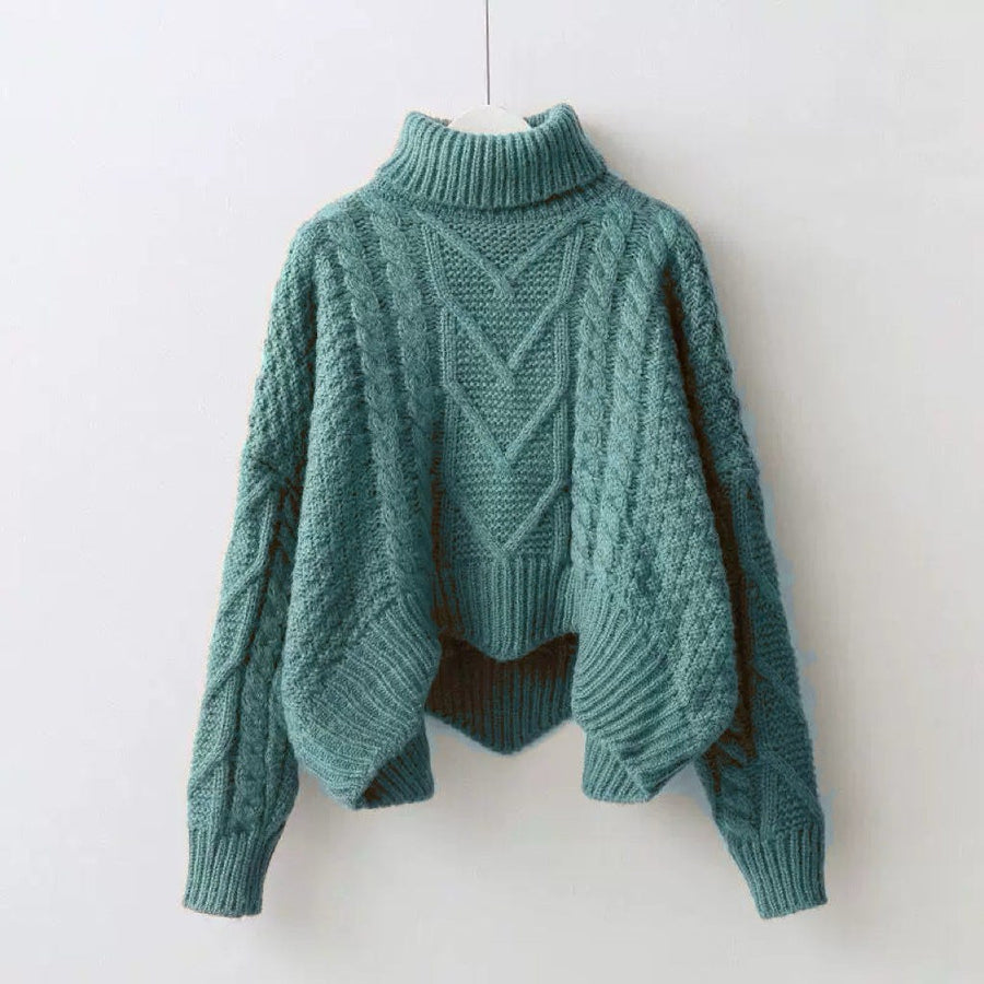 Astrid Knit Sweater in Peacock Blue