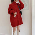 Astrid Knit Sweater with Stand Collar