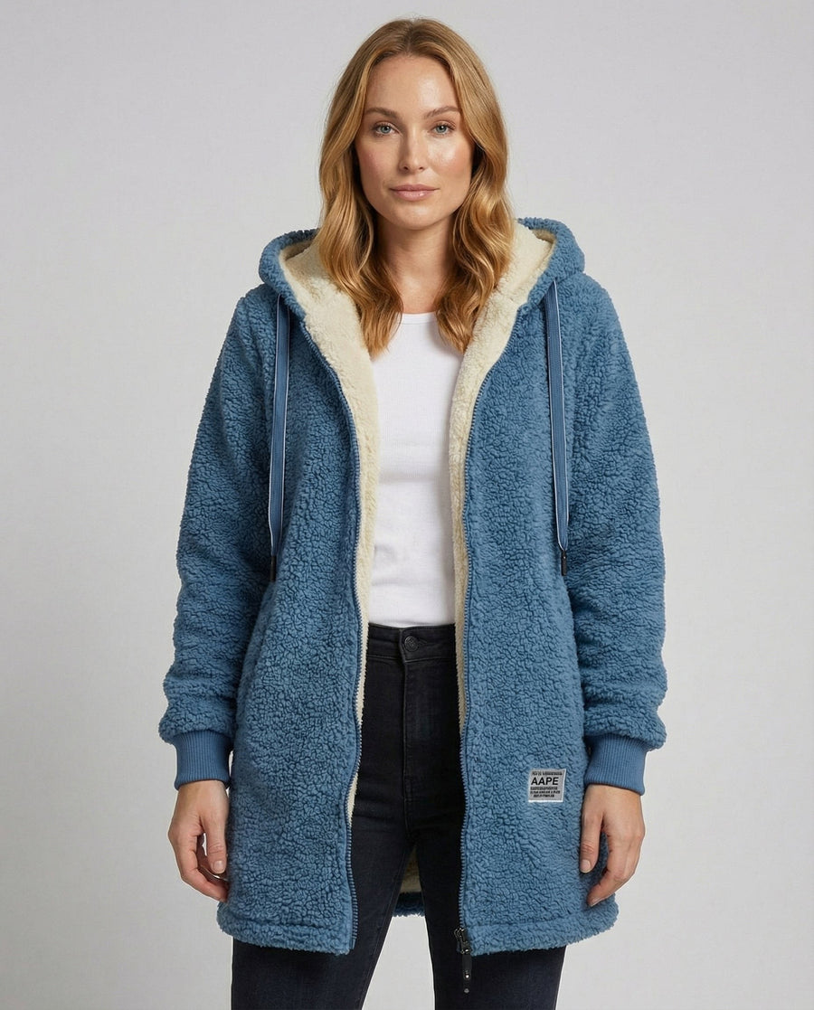 Astrid Warm Jacket in Blue