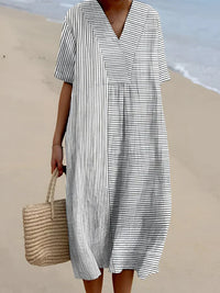 Mehetabel | Women's Printed Long Sleeve Midi Dress