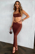 Kelly Maxi Skirt - Chocolate