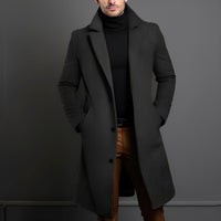 August Coat in Dark Grey