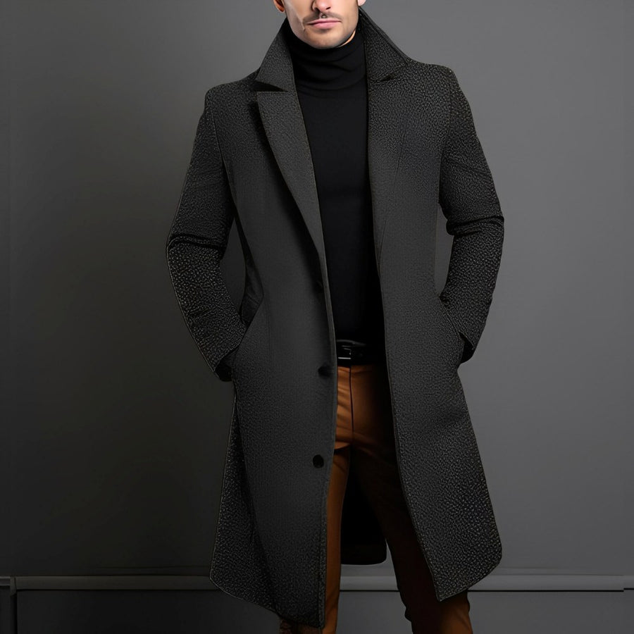 August Coat in Dark Grey