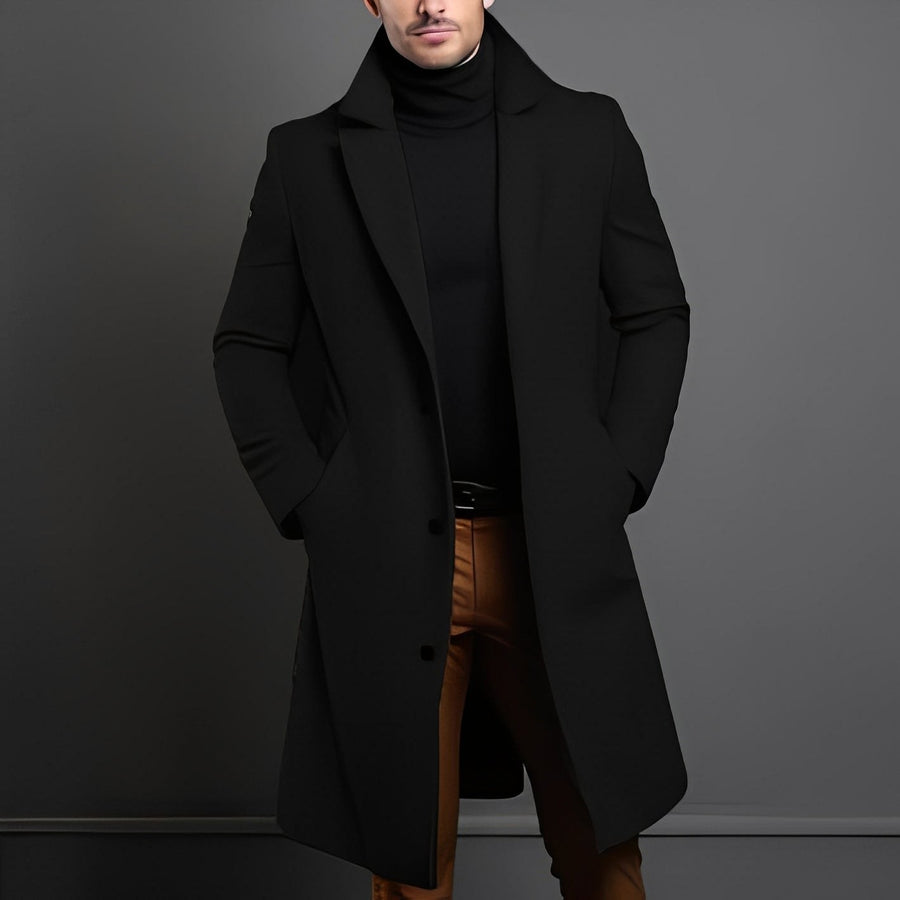 August Coat in Schwarz 2