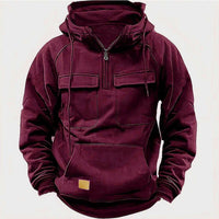 Augustin Hoodie in Wine