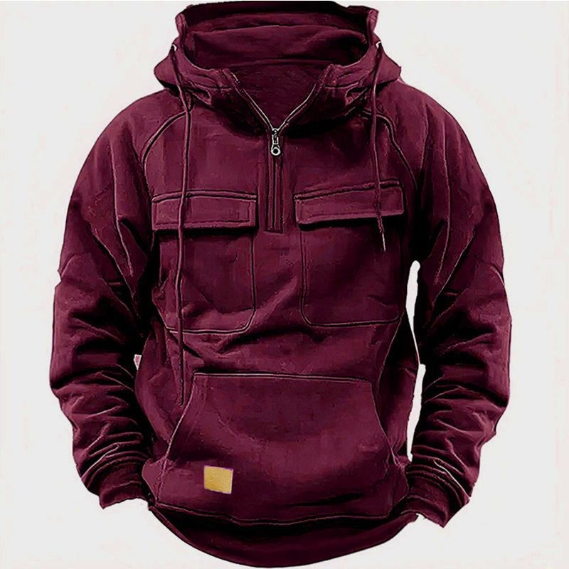 Augustin Hoodie in Wine