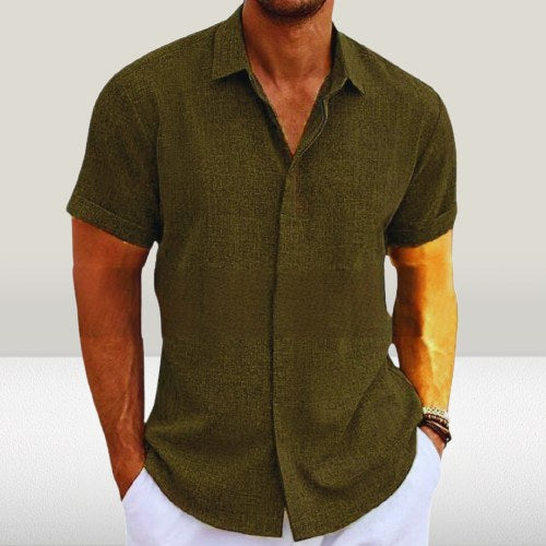 Augustin Shirt in Maroon