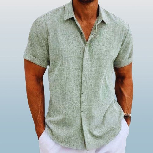 Augustin Shirt in Mist Grey