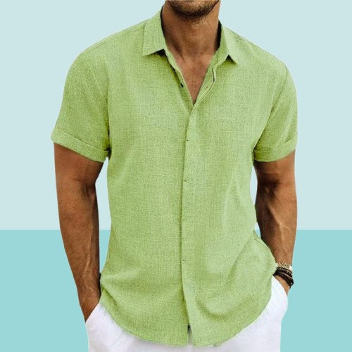 Augustin Shirt in Pistachio Green