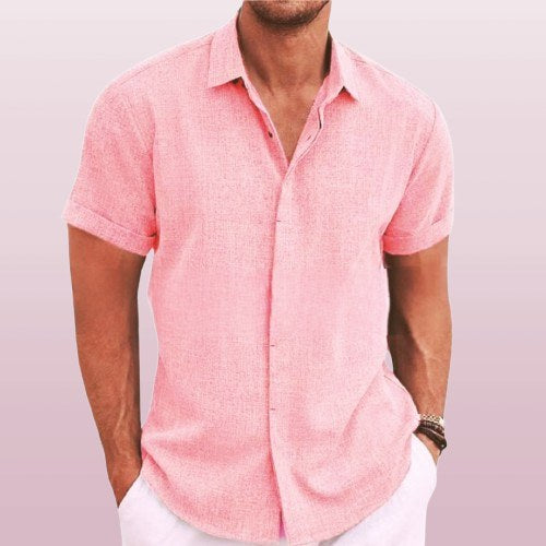 Augustin Shirt in Rose Quartz