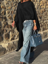 Aurelia Airy Tunic in Black