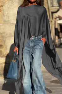 Aurelia Airy Tunic in Grey
