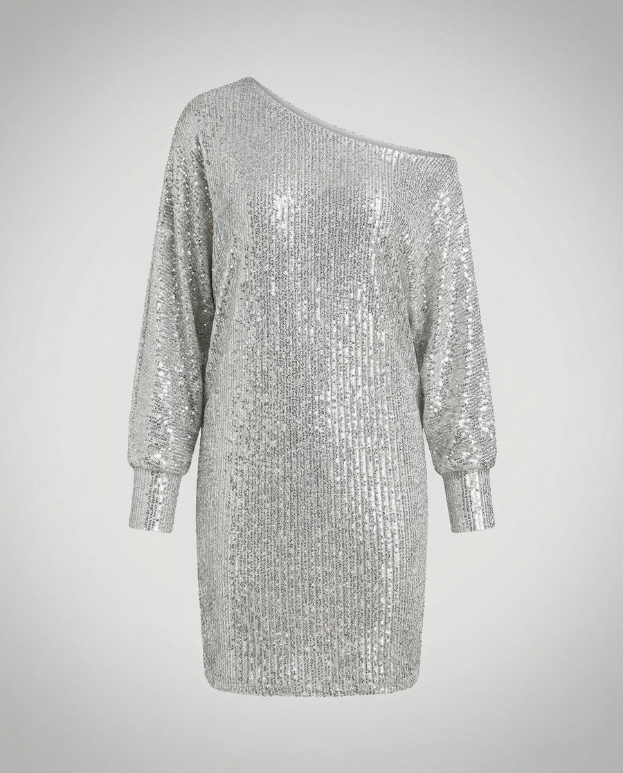 Aurelia Dress in Silver