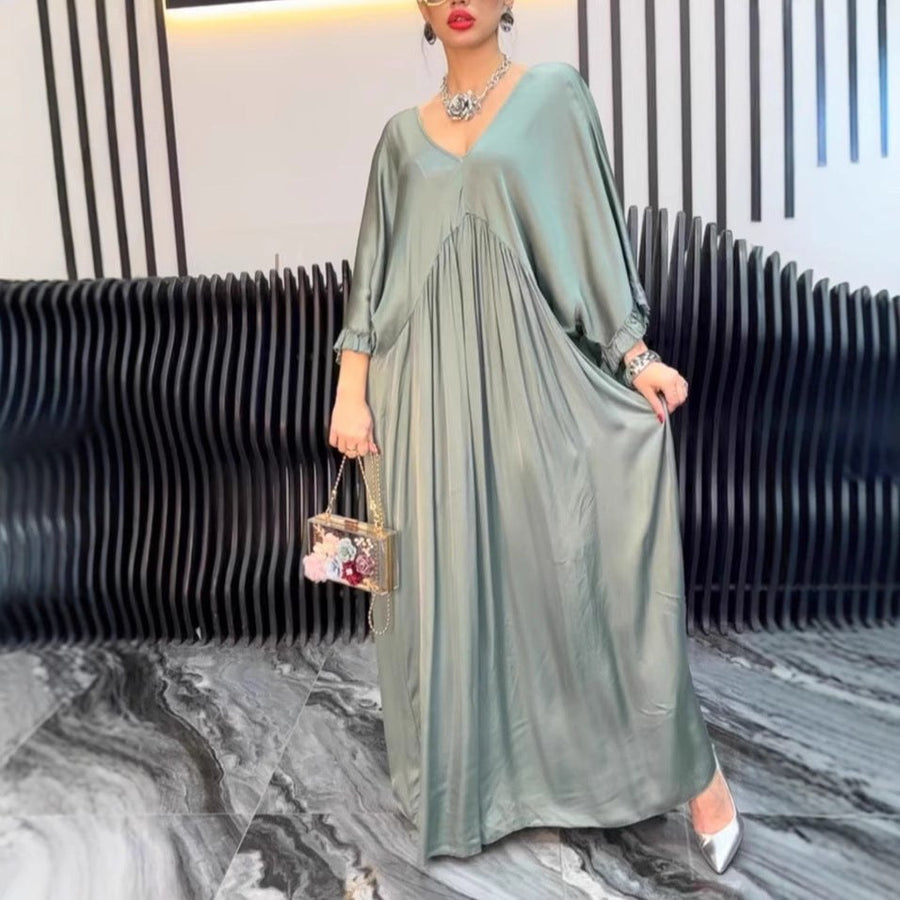 Aurelia Elegant Dress with V-Neck