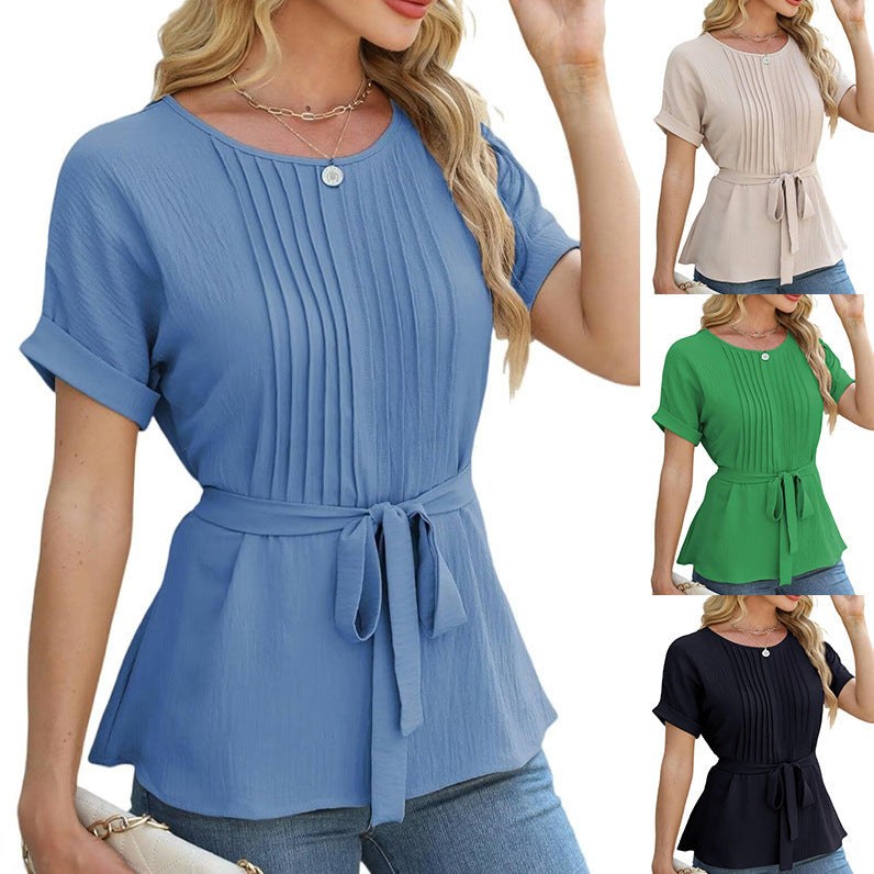 Aurora Blouse with Pleated