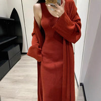 Aurora Elegant Knit Coat with Pockets