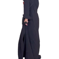 Aurora Maxi Dress with Pockets in Wine Red