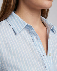 Ava Casual Linen Blouse