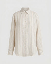 Ava Casual Linen Blouse in Linen