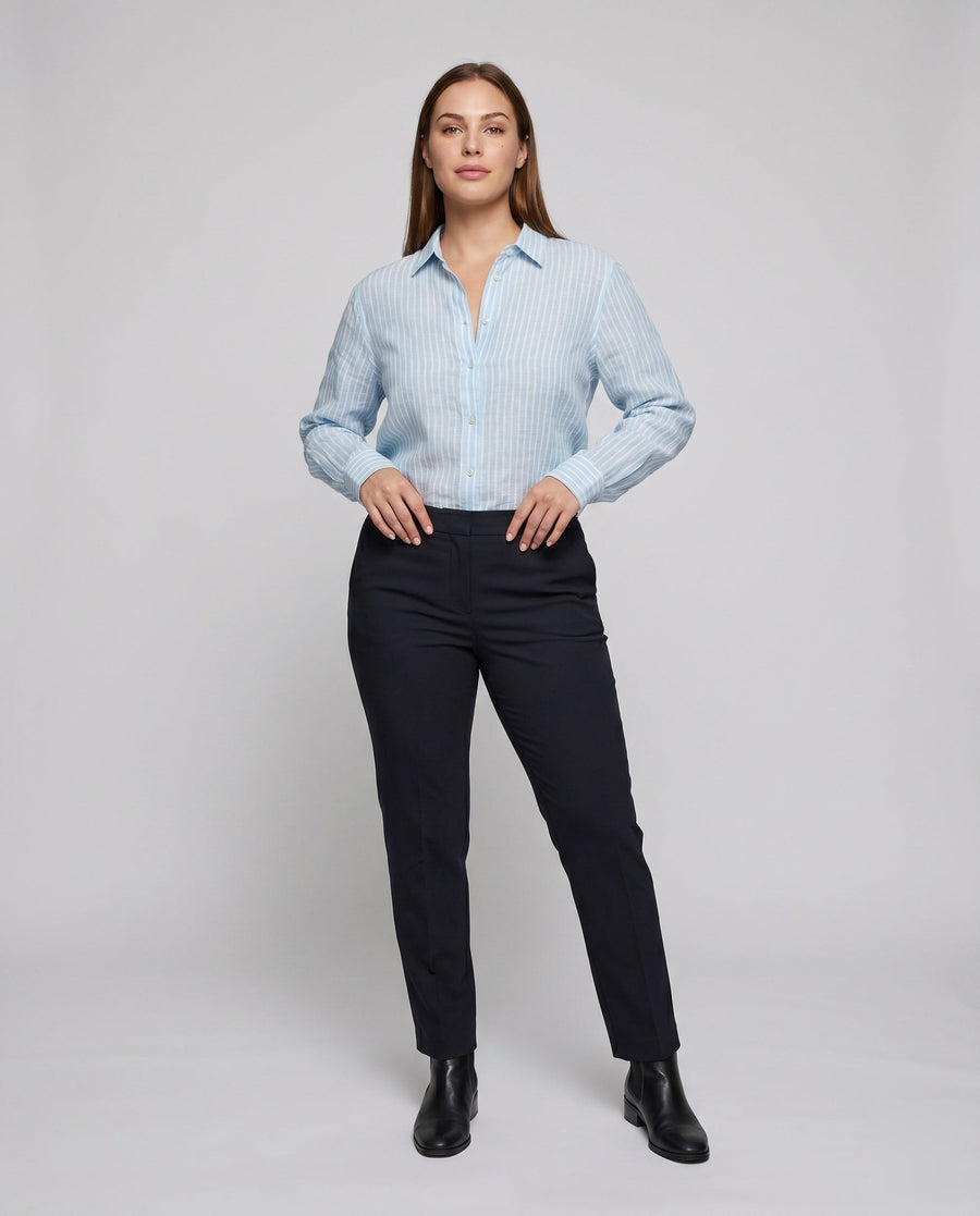 Ava Casual Linen Blouse