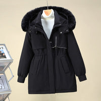 Ava Jacket with Hood in Black