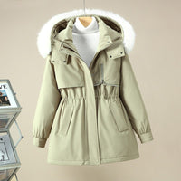 Ava Jacket with Hood in Green