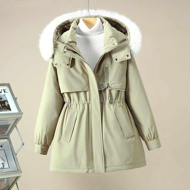 Ava Jacket with Hood in Green