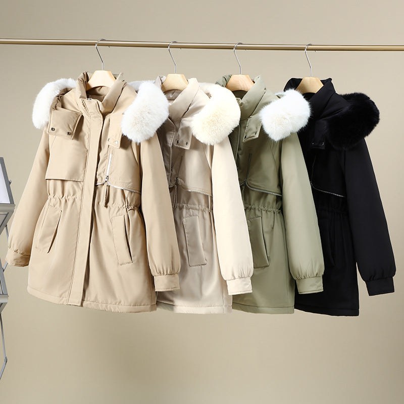 Ava Jacket with Hood in White