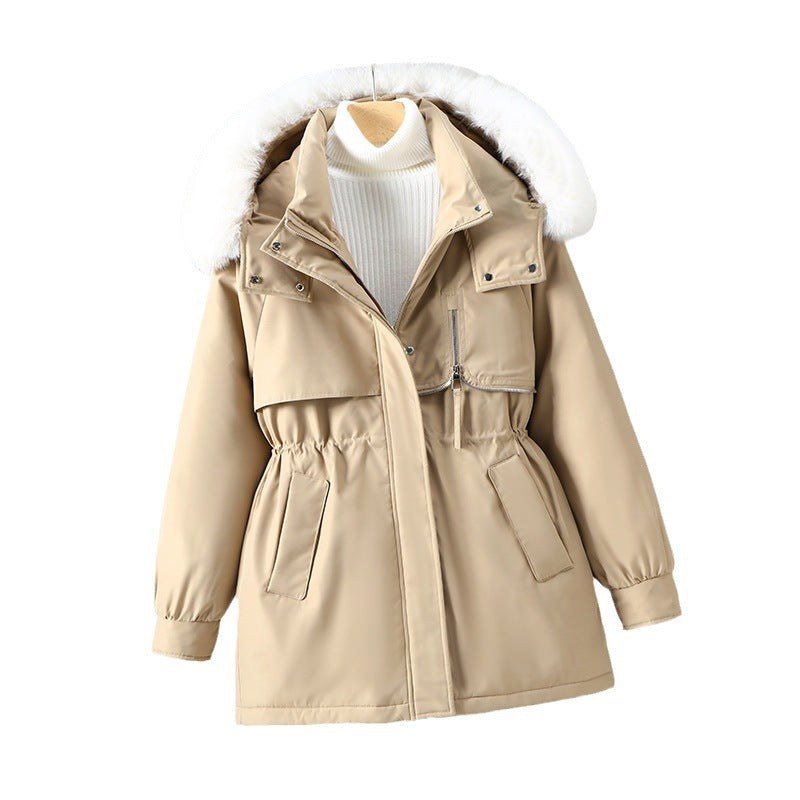 Ava Jacket with Hood in White